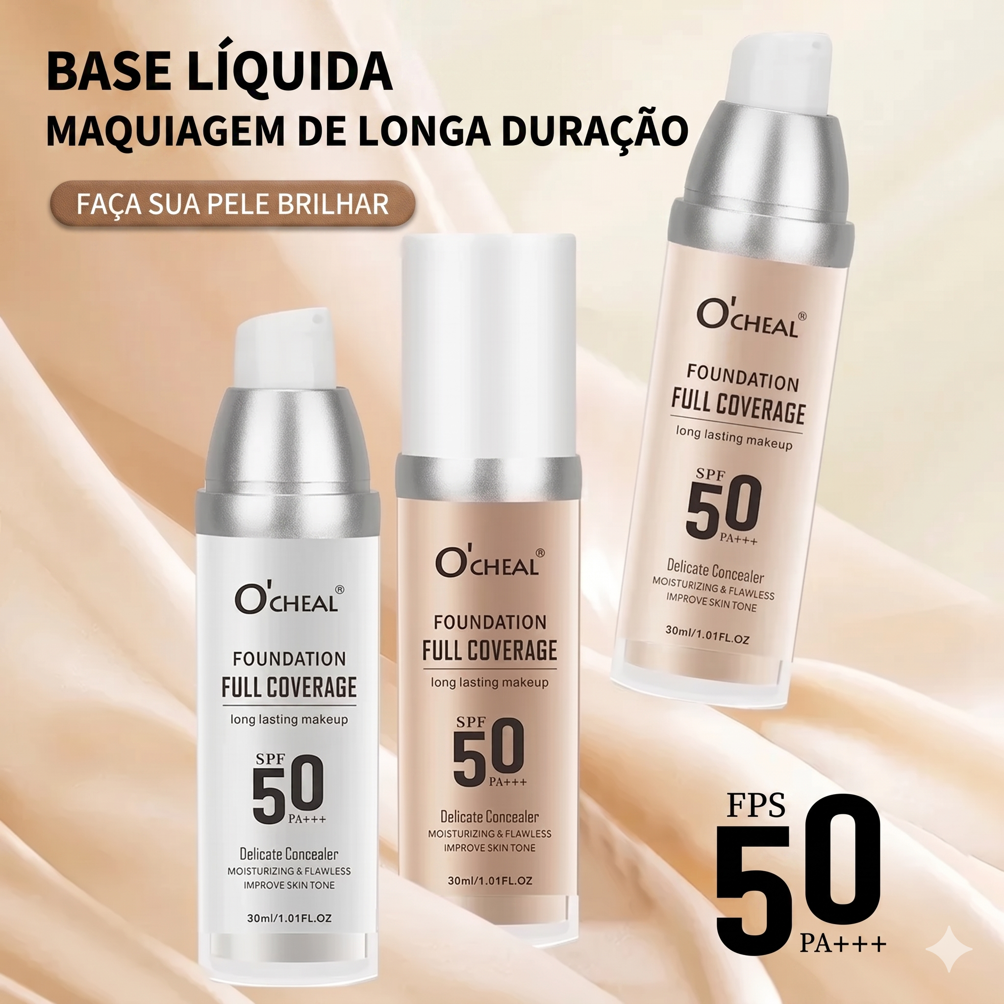 Base Camaleão | Cobertura Natural de Longa Duração