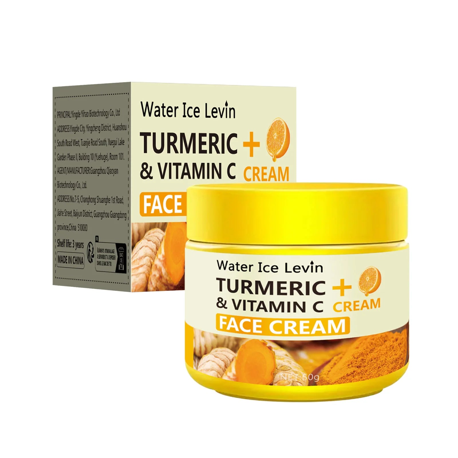 Creme Cúrcuma + Vit C Antirrugas 50g