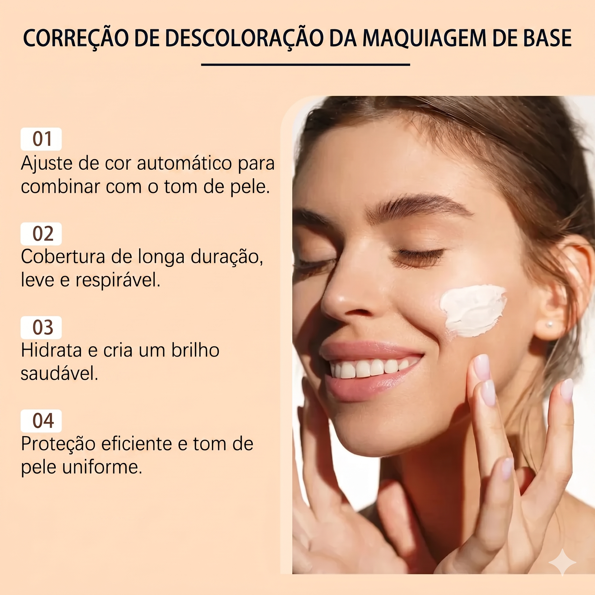 Base Camaleão | Cobertura Natural de Longa Duração